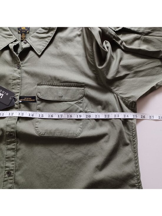 Lee Riders Cotton Button-front Utility Shirt - Picture 12 of 16